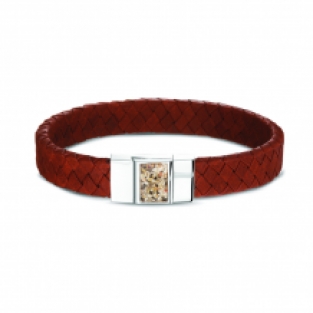 armband 10mm breed met askamer