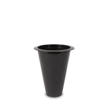 Inzetvaas plastiek H:14,5cm ∅9cm