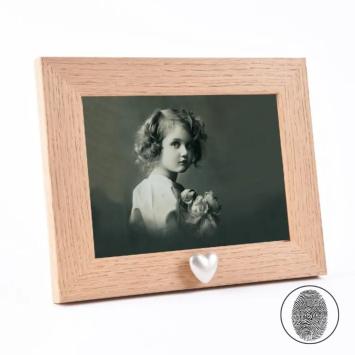 Fotolijst Eiken + Hart mini urn