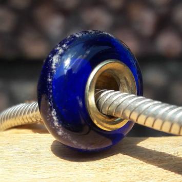 Bedel Kobalt met deeltjes crematie-as