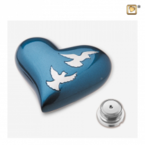 Hart urn Flying Doves - H572