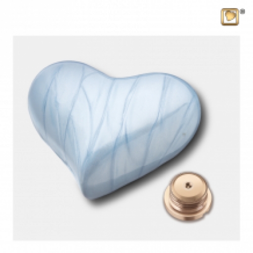 Hart urn in Pearl Blue - K668