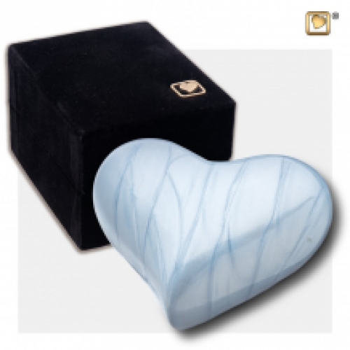 Hart urn in Pearl Blue - K668
