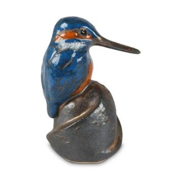 IJsvogel urn van keramiek