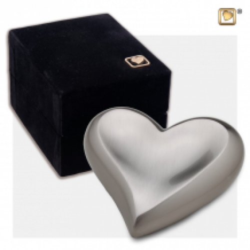 Hart urn in goudkleur -mat- K616