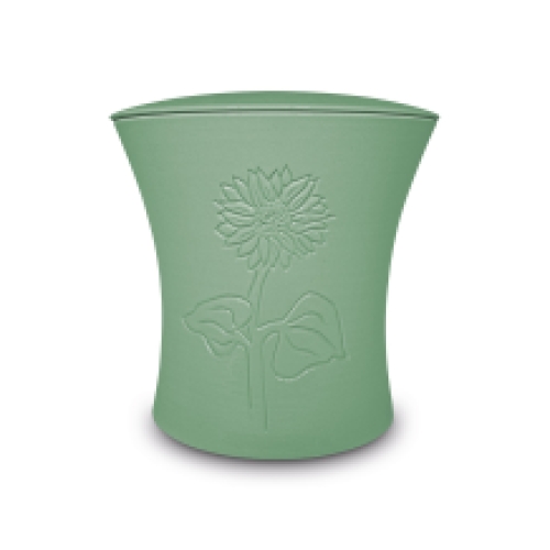 urn ct001 met gegraveerde bloem