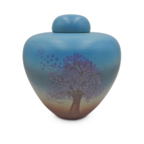 urn ct010 met penseelschildering