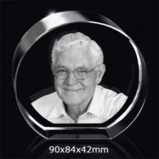 fotoglas Rond 90x84x42mm vanaf € 95,-