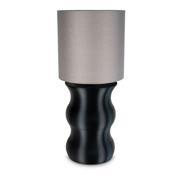 Lamp + urn Mare Zwart - Taupe