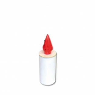 LED jaarkaars met rood licht (H=100mm)