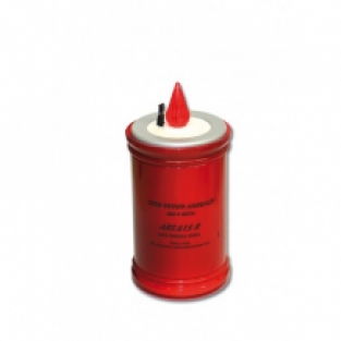 LED jaarkaars met rood licht (H=145mm)
