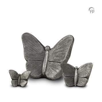 mariposa urnen collectie in zilverkleur
