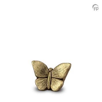 Goudkleurige Mariposae vlinder urn 150ml