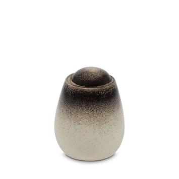 Meteora mini urn in Beige en Grijs