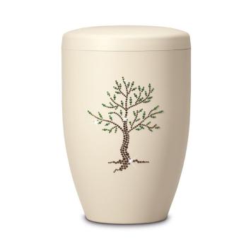 Urn in ivoorbeige + Swarovski