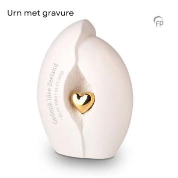 Keramiek urn ku047 + gravure