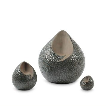 Art urn Ohm in groenblauw