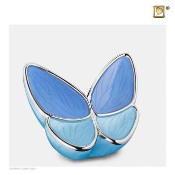 Butterfly keepsake in duo-color blauw