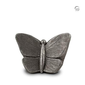 Mariposa vlinder urn zilverkleur 800ml