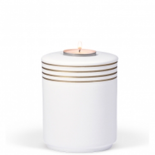 waxine mini urn kleur wit